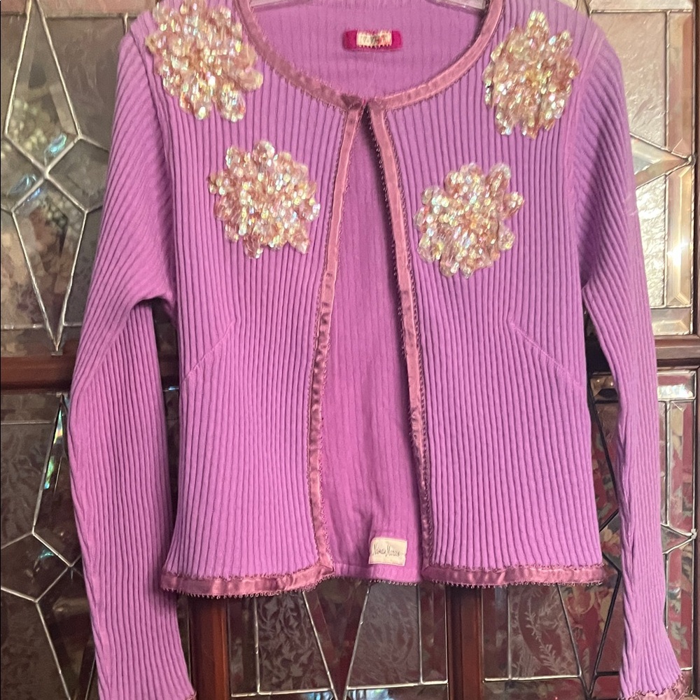 Voyage Lilac Cardigan Sweater